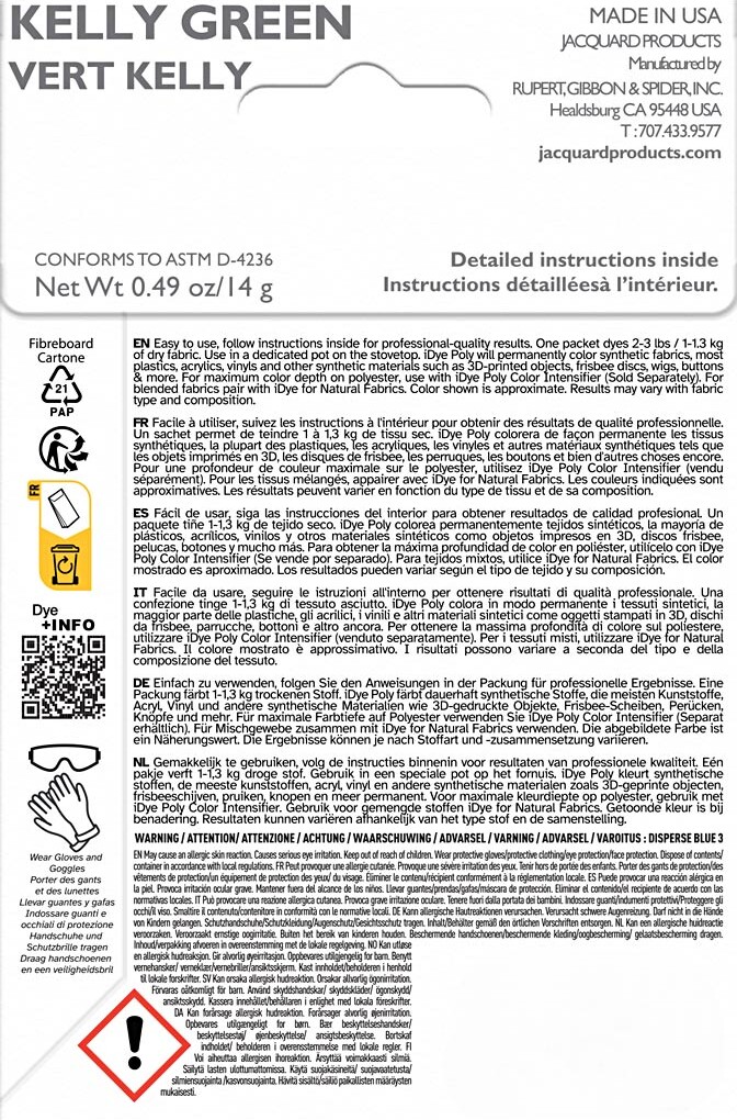 Idye Poly - Lys Grøn - 14 G