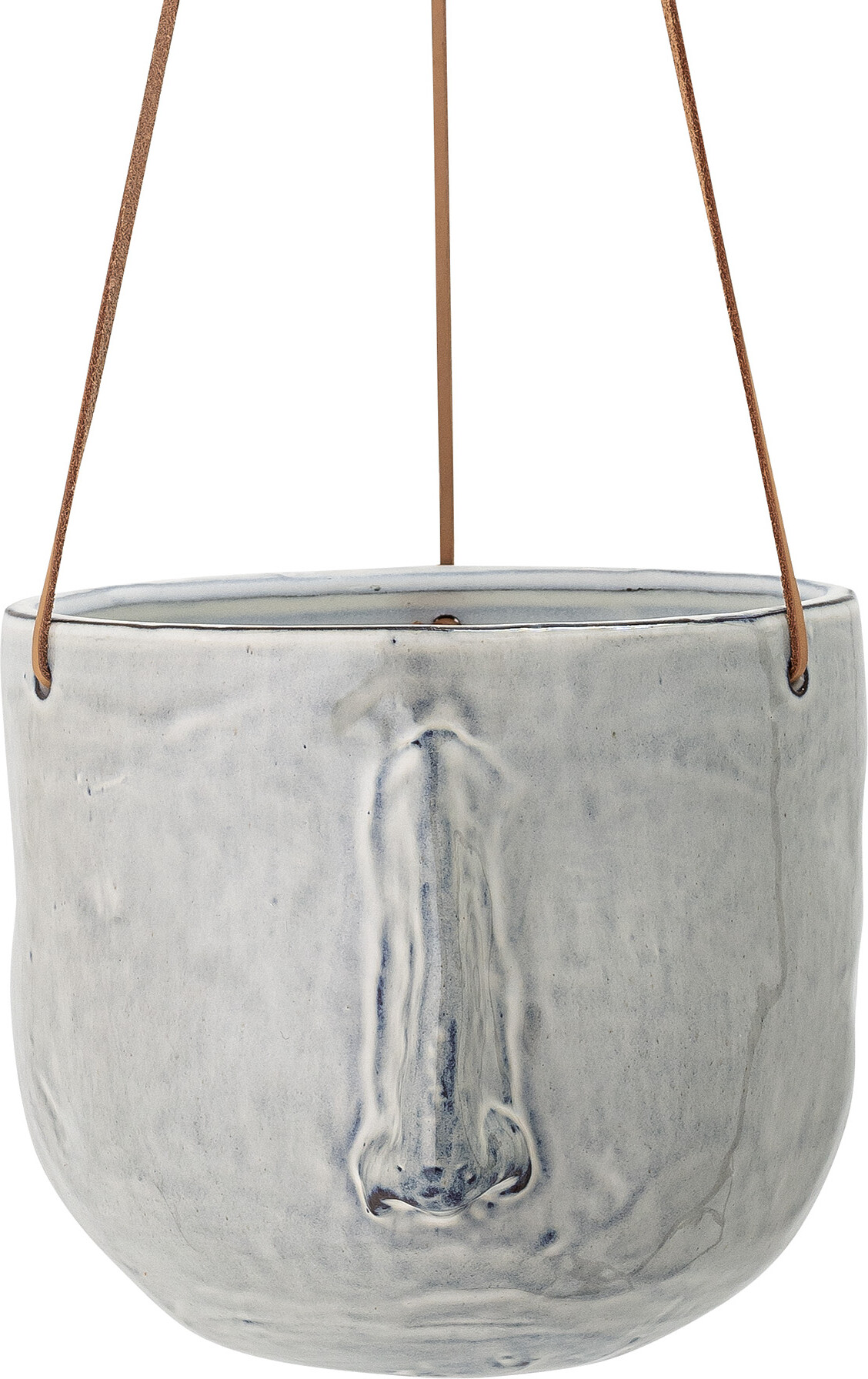 Bloomingville - Ileana Hænge Urtepotte - Grå - Stentøj Keramik