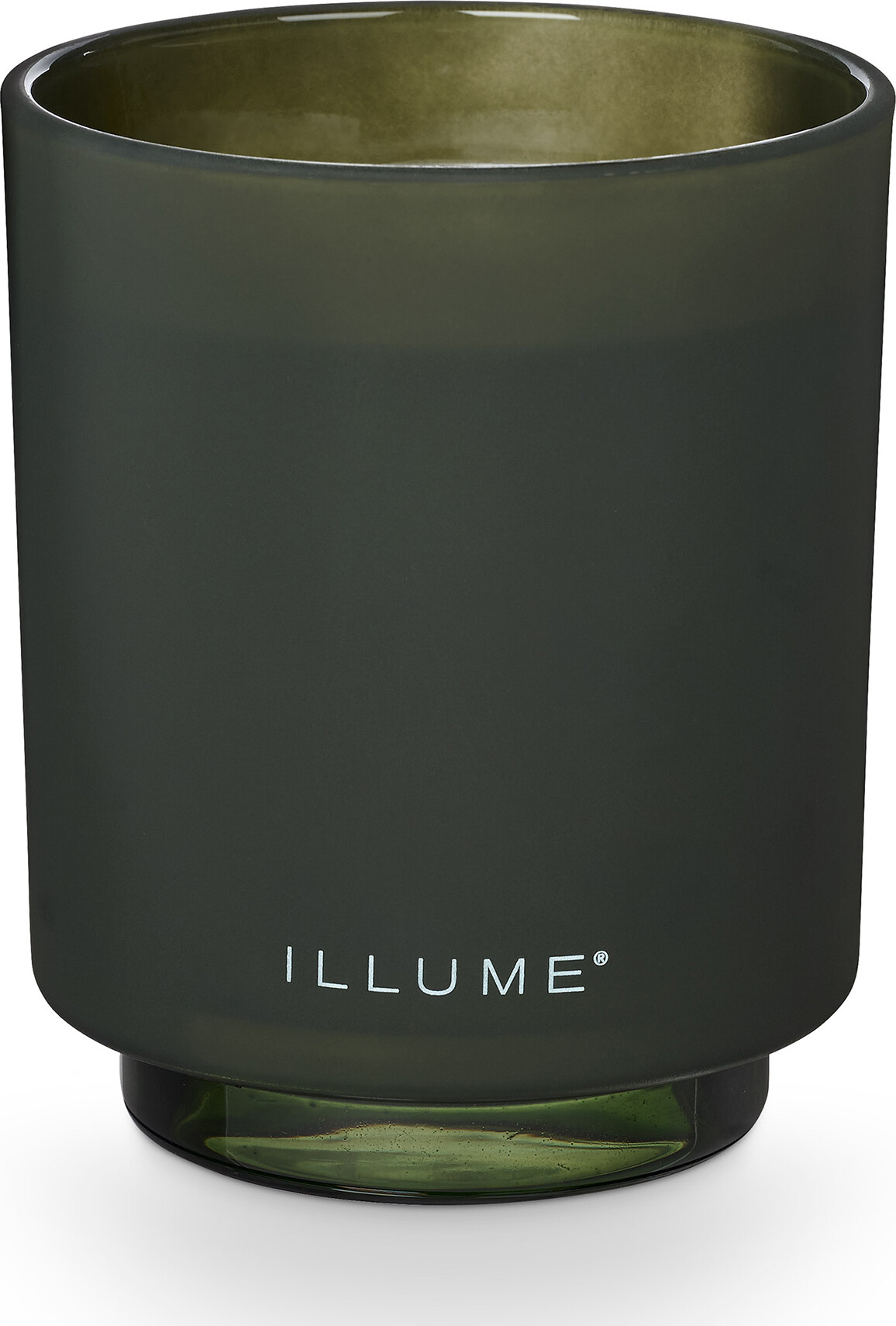 Illume - Balsam And Cedar - Glass Candle Duftlys - Grøn