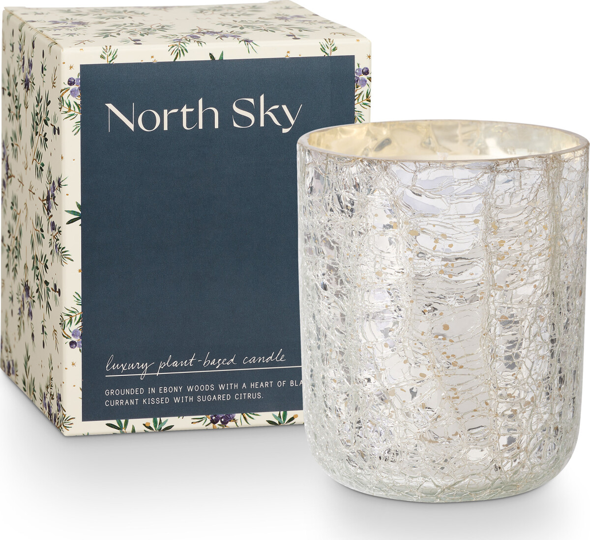 Illume - Duftlys - North Sky - Crackle Glas - 40 Timer