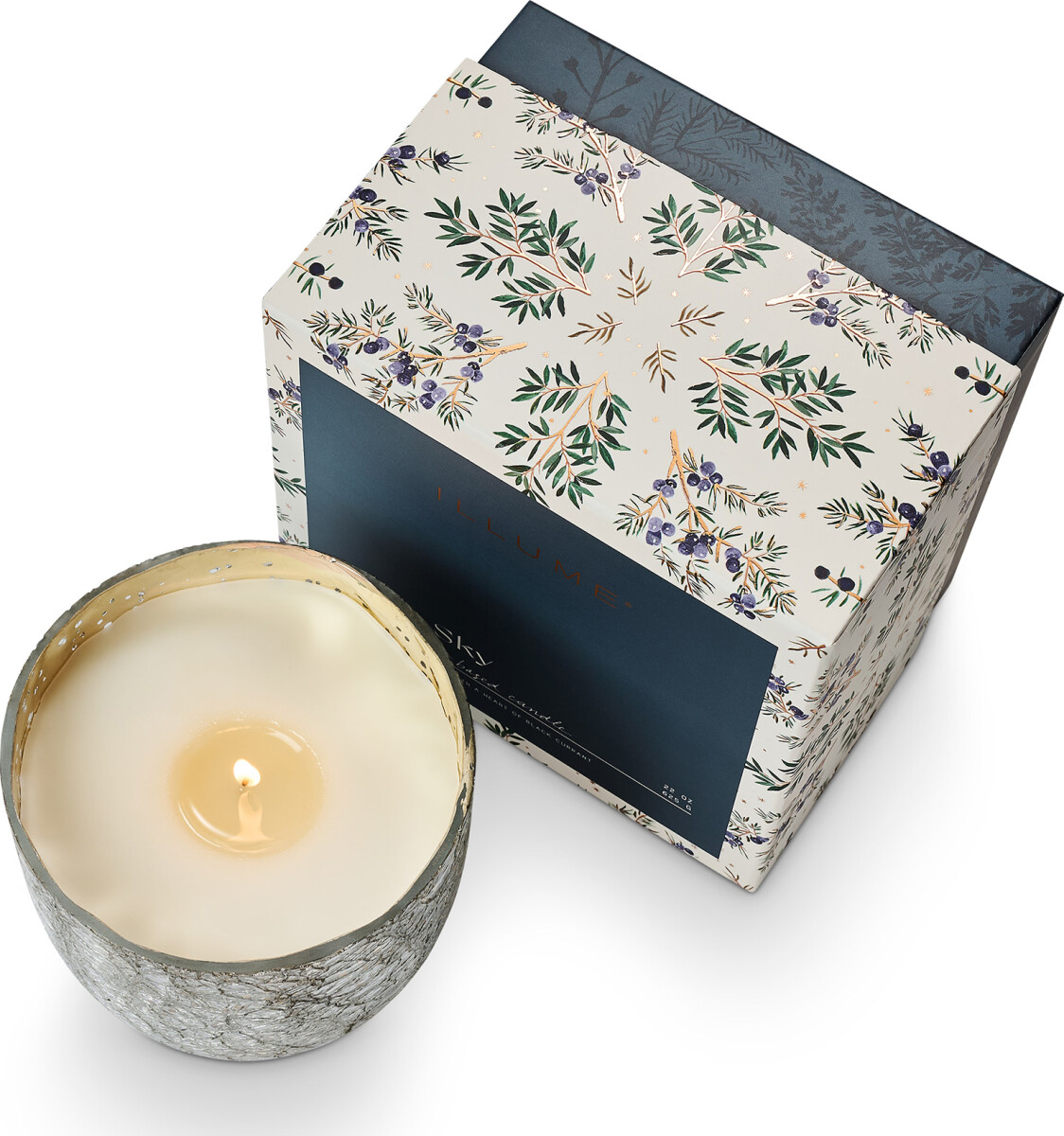 Illume - Duftlys - North Sky - Crackle Glas - 40 Timer