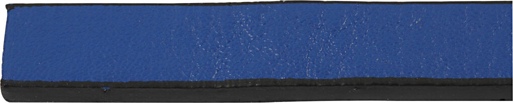 Imiteret Læderbånd - B 10 Mm - Tykkelse 3 Mm - Blå - 1 M