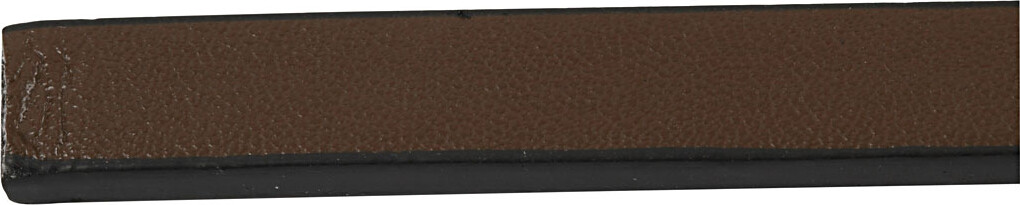 Imiteret Læderbånd - B 10 Mm - Tykkelse 3 Mm - Brun - 1 M