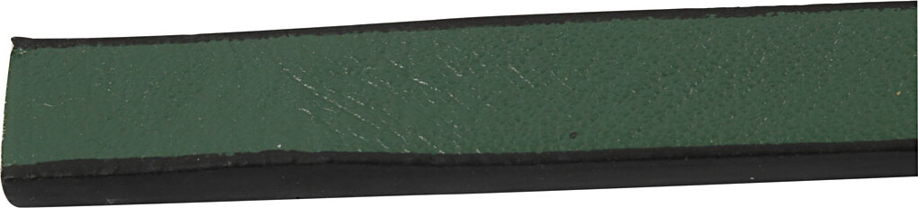 Imiteret Læderbånd - B 10 Mm - Tykkelse 3 Mm - Grøn - 1 M