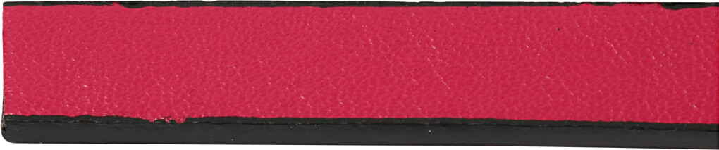 Imiteret Læderbånd - B 10 Mm - Tykkelse 3 Mm - Pink - 1 M