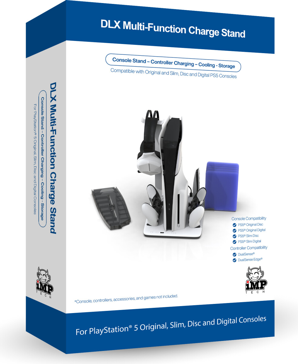 Imp Dlx Stand - Charges Controllers Inc Edge 3Sp Fan W Game Høretelefoner