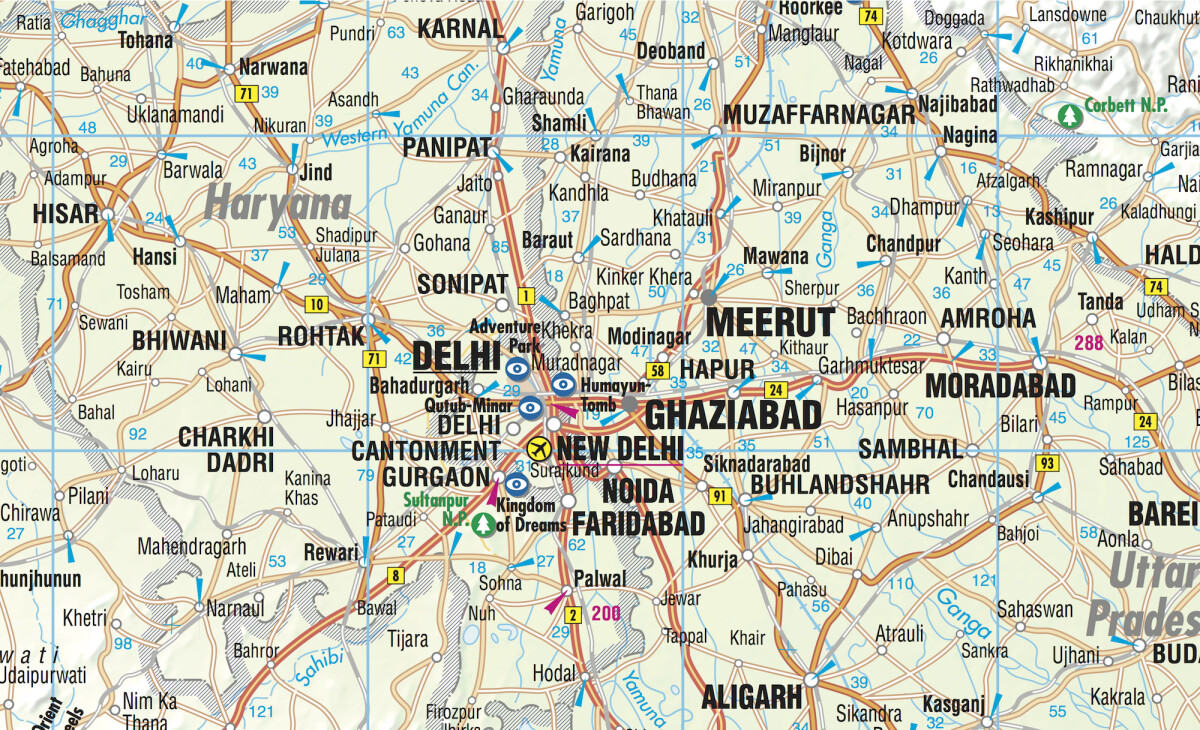 India North - Borch Maps