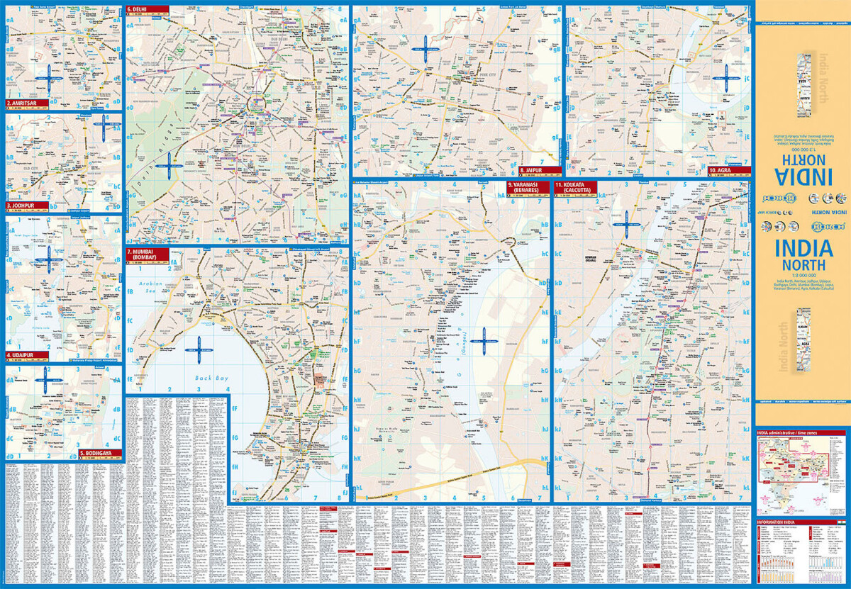 India North - Borch Maps
