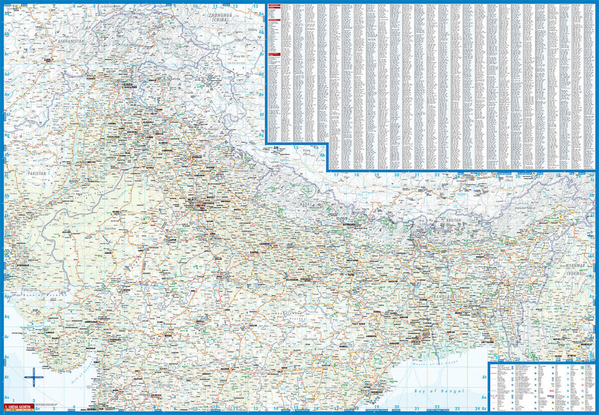 India North - Borch Maps
