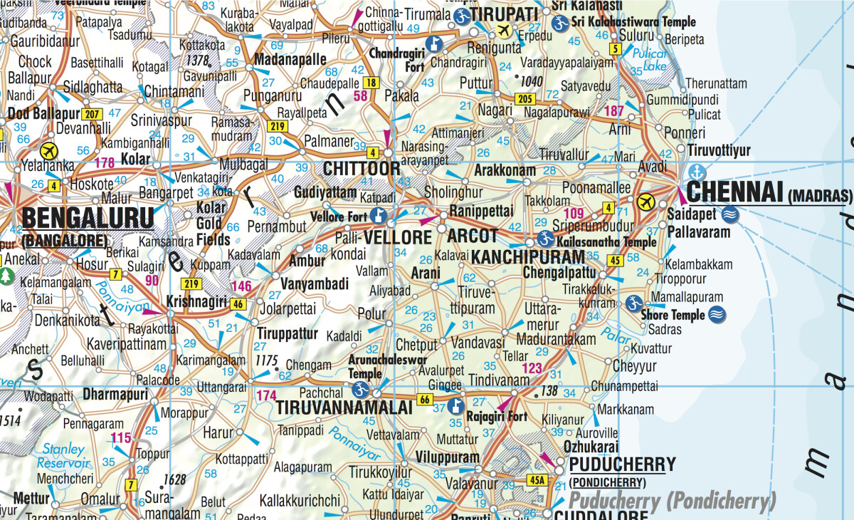 India South - Borch Maps