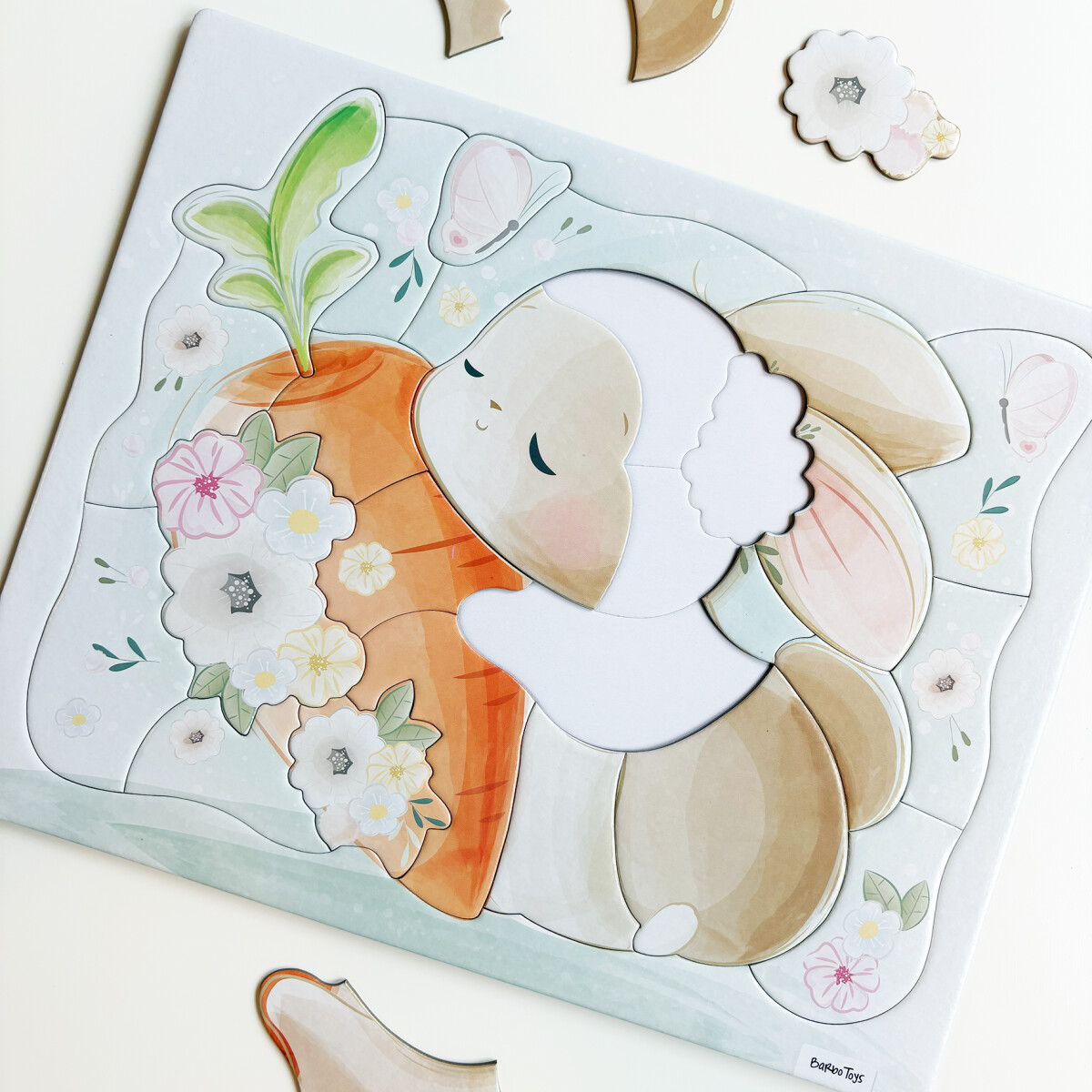 Barbo Toys - Puslespil - Kanin Rammepuslespil - 26 Brikker