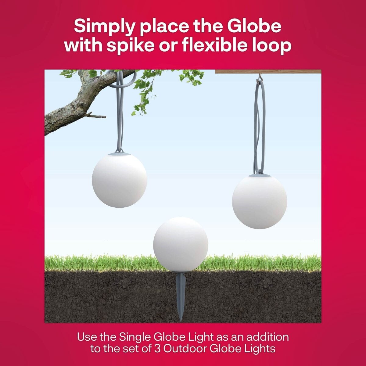 Innr - Smart Outdoor Globe Light - Single Globe - Zigbee