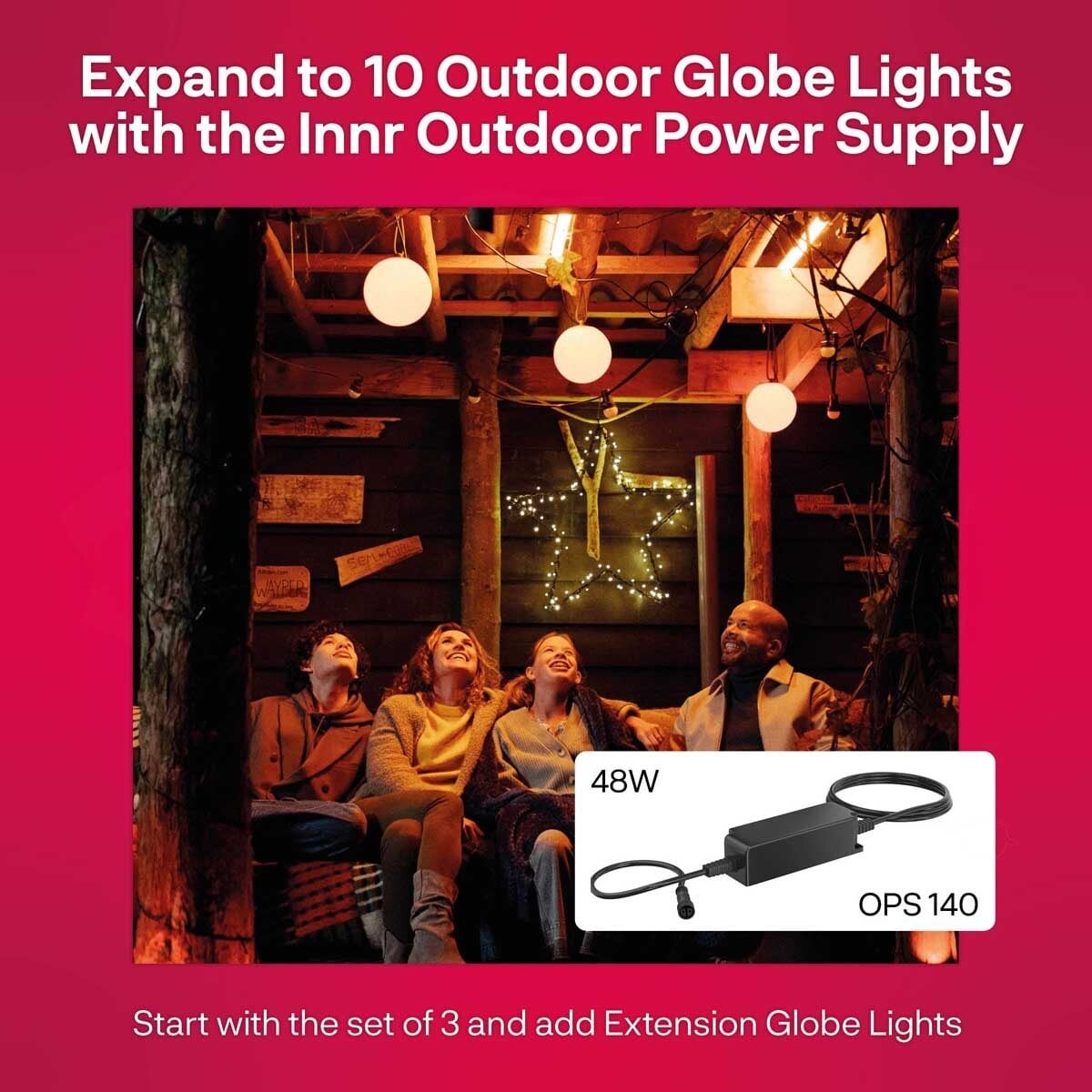 Innr - Smart Outdoor Globe Light - Single Globe - Zigbee