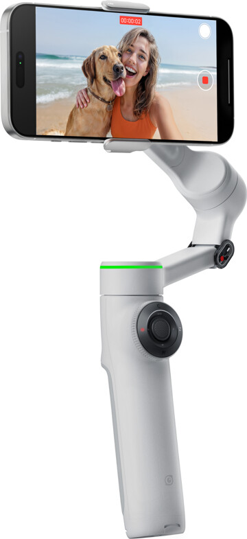 Insta360 - Flow 2 Ai Tracker Bundle Stone Grey