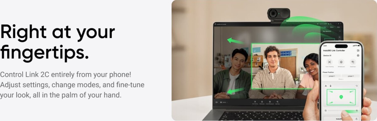 Insta360 - Link 2C Webcam