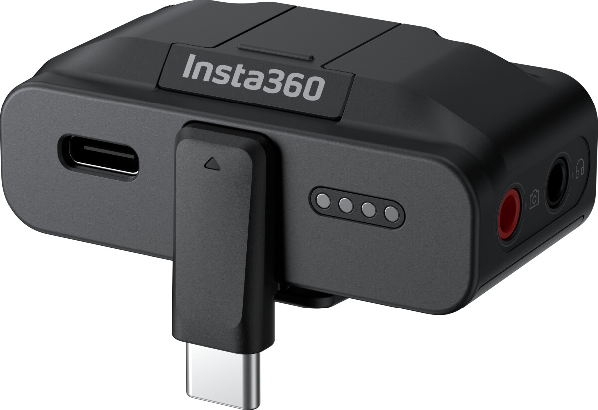 Insta360 - Mic Pro 1Tx 1 Rx - Graphite Black - Professionelt Trådløst