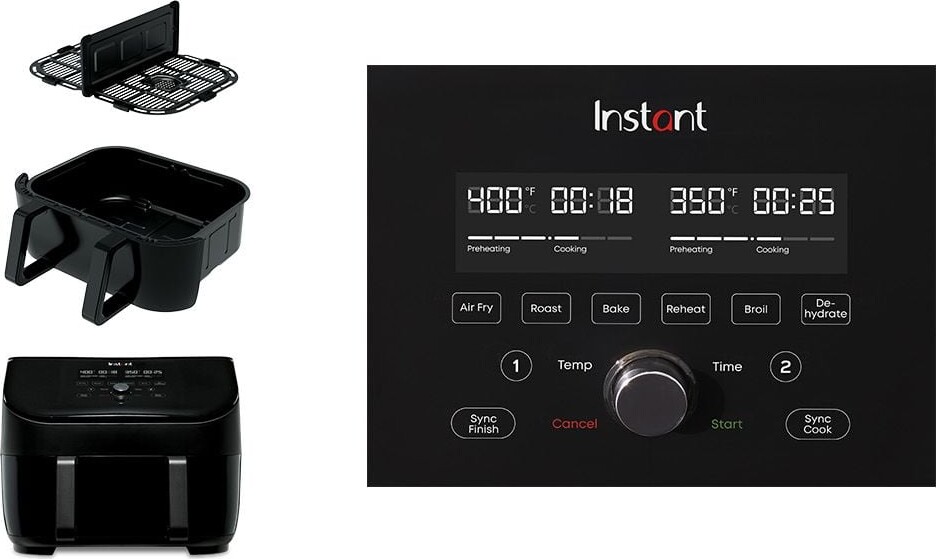 Instant - Vortex Plus Versazone 85 L Airfryer -1700W