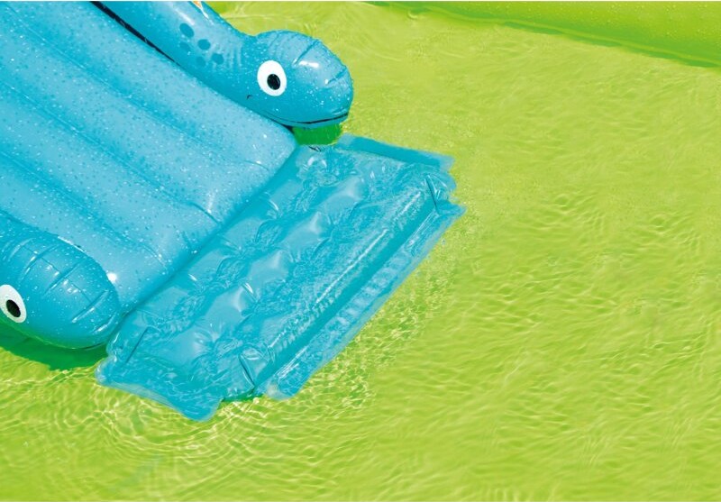 Intex - Dinosaur Pool Med Rutsjebane Til Børn - Little Dino