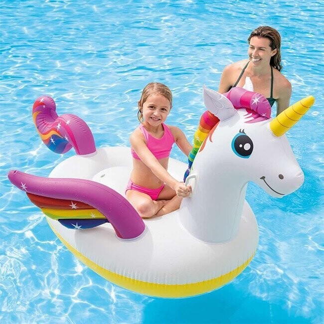 Intex - Stor Enhjørning Badedyr - Unicorn - Oppustelig