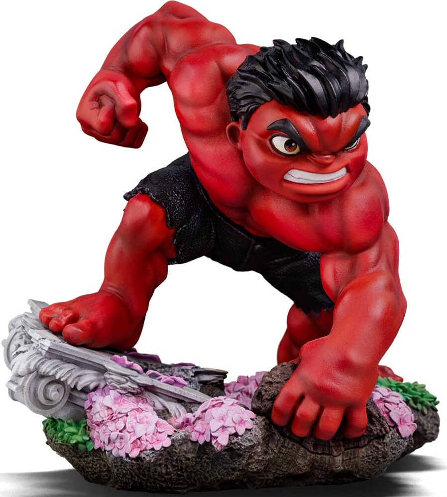 Iron Studios - Minico - Red Hulk Figur - Captain America - Brave New World
