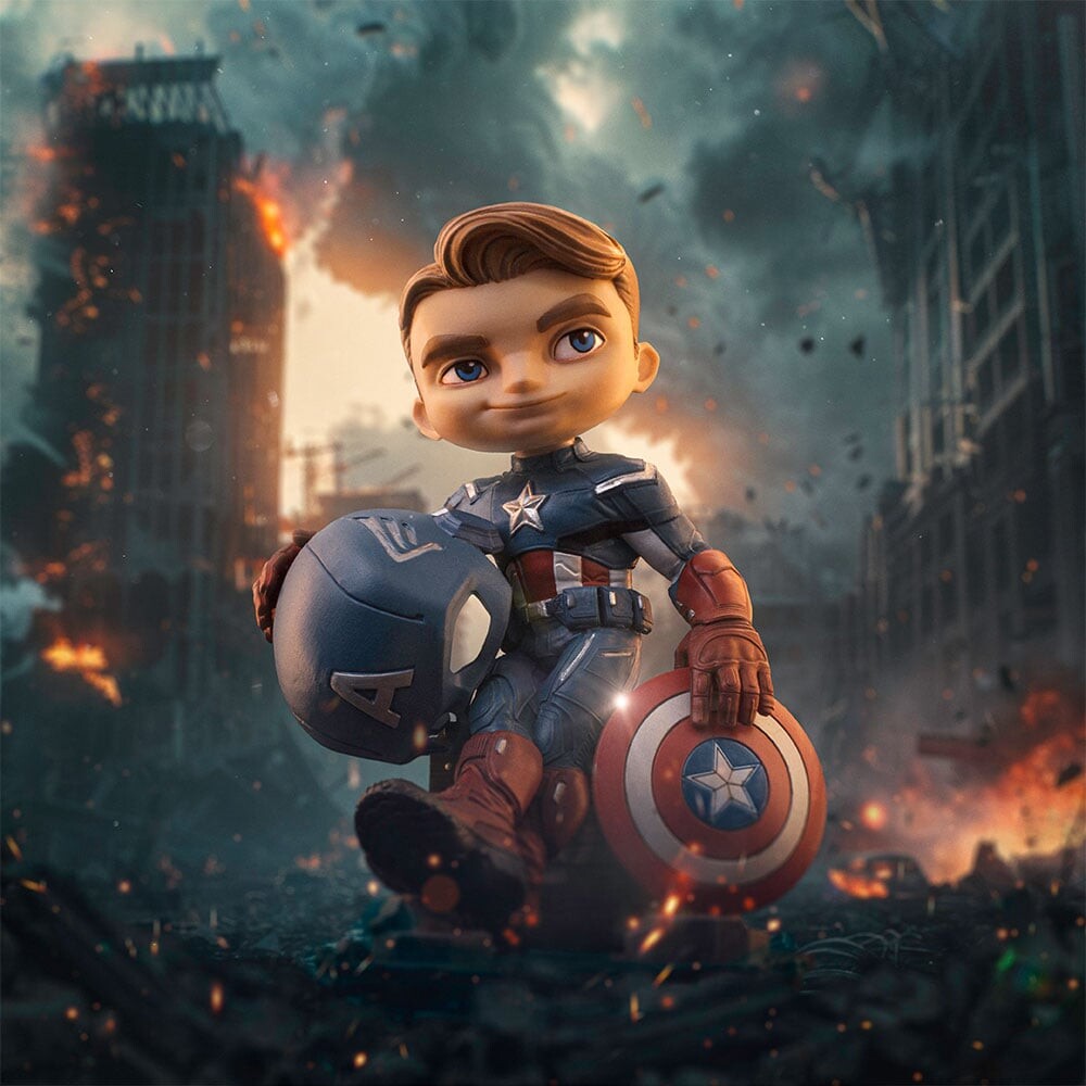 Iron Studios - Minico - Captain America Figur - Infinity Saga