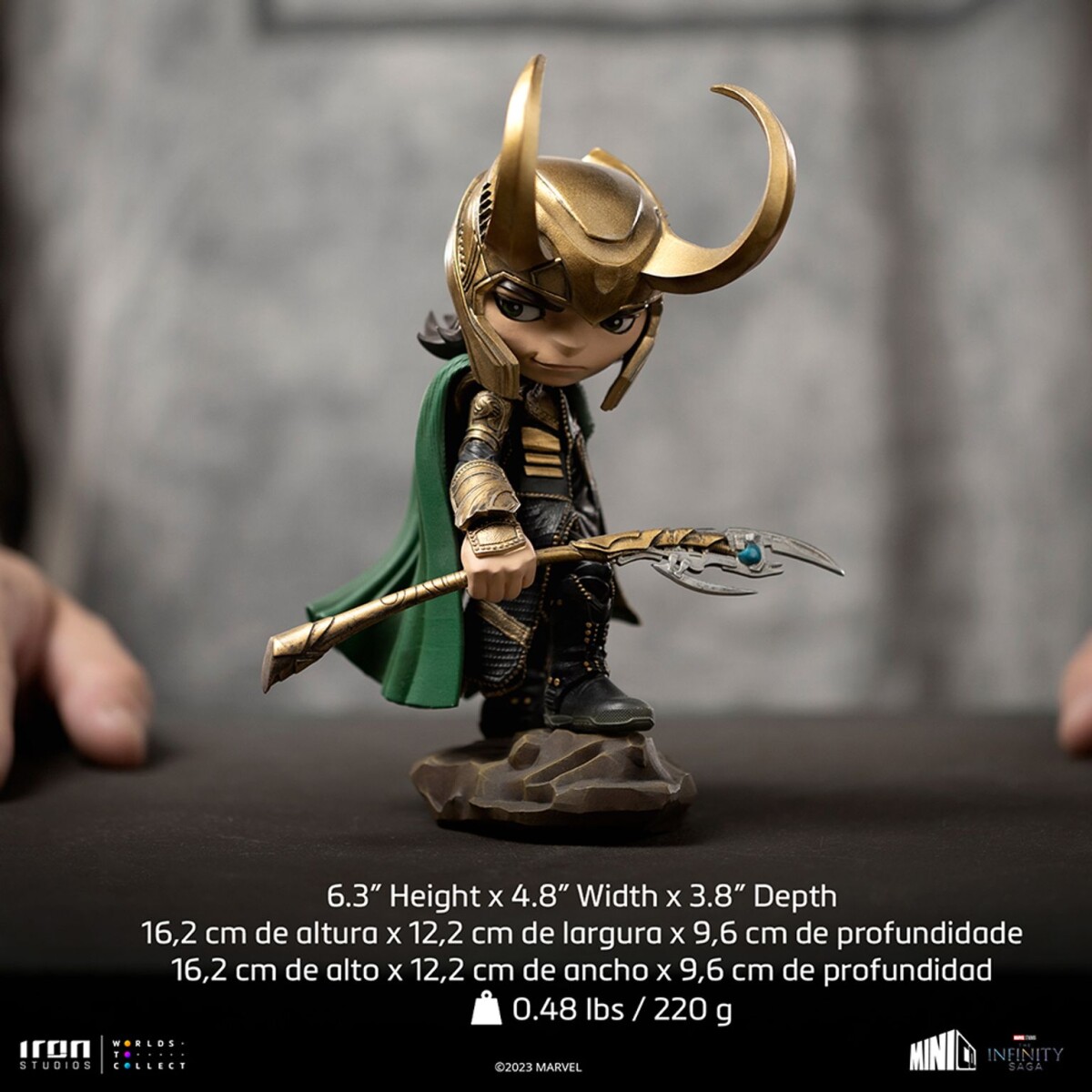 Iron Studios - Minico - Loki Figur - Marvel Avengers - Infinity Saga