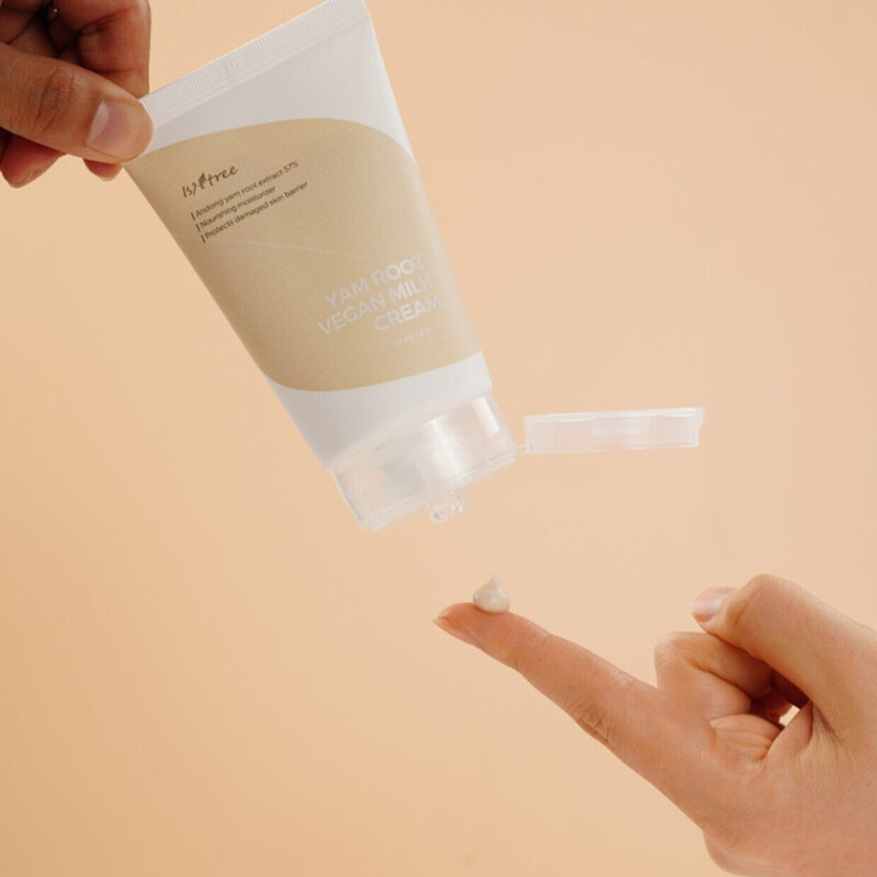 Isntree - Yam Root Vegan Milk Cream 80 Ml - Dagcreme