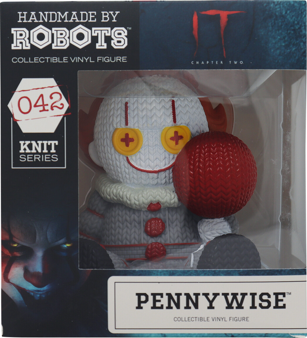 Pennywise Figur - It - Knit - Handmade By Robots - 13 Cm Collectible Vinyl