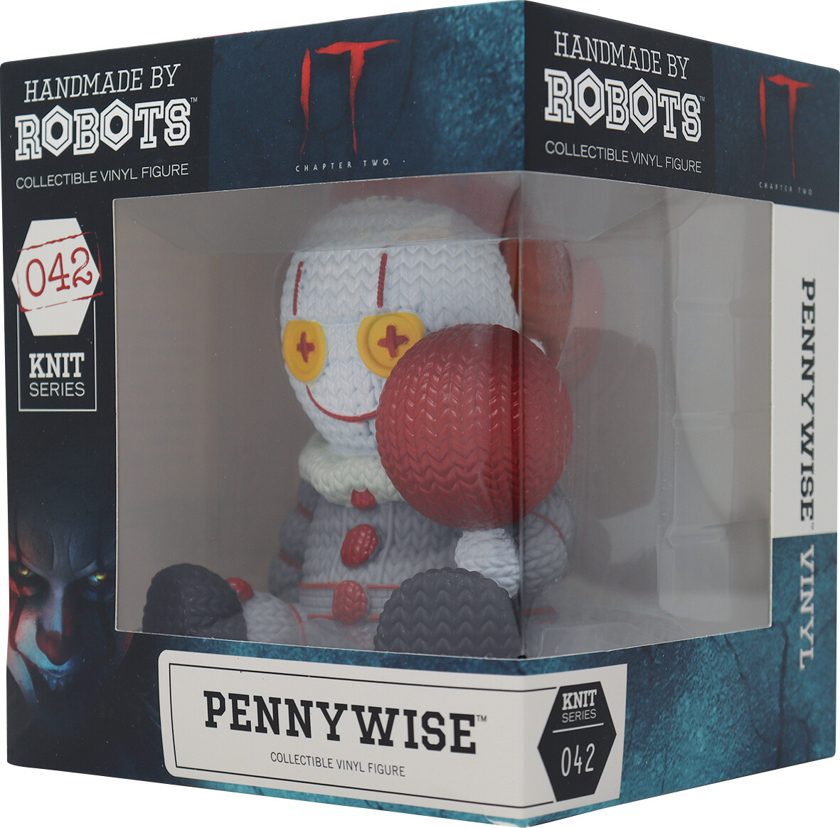 Pennywise Figur - It - Knit - Handmade By Robots - 13 Cm Collectible Vinyl