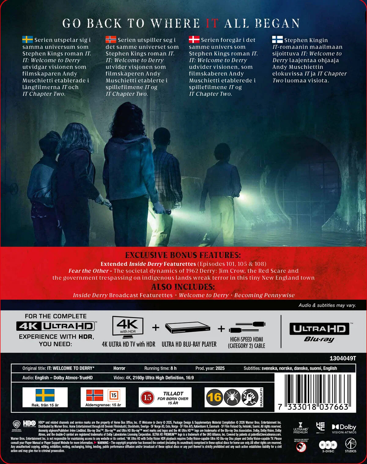 It Welcome To Derry - Sæson 1 - Steelbook