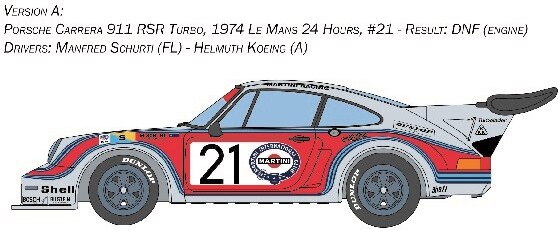 Italeri - Porsche Carrera Model Bil Byggesæt - 1 24 - 3625