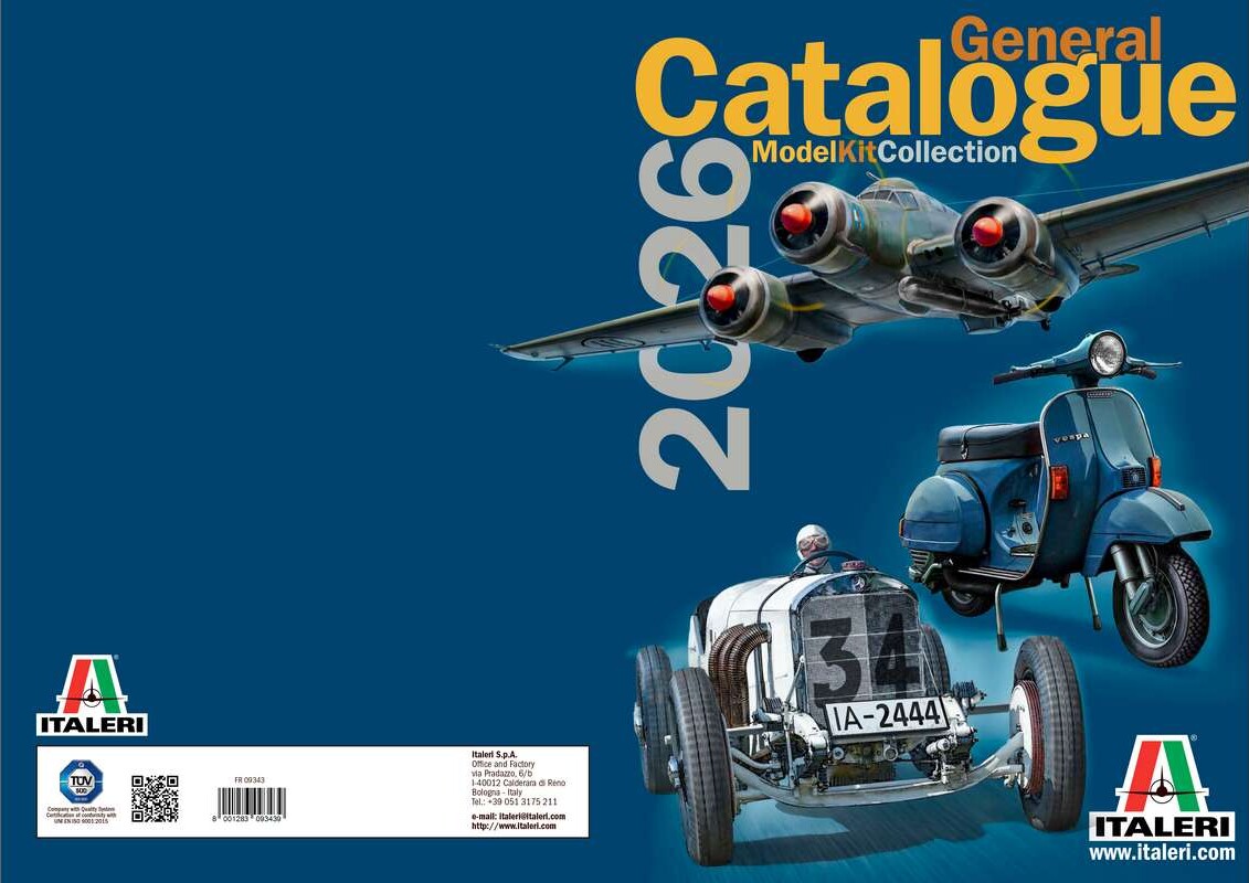 Italeri 09339 - General Catalogue 2026 - Model Kit Collection