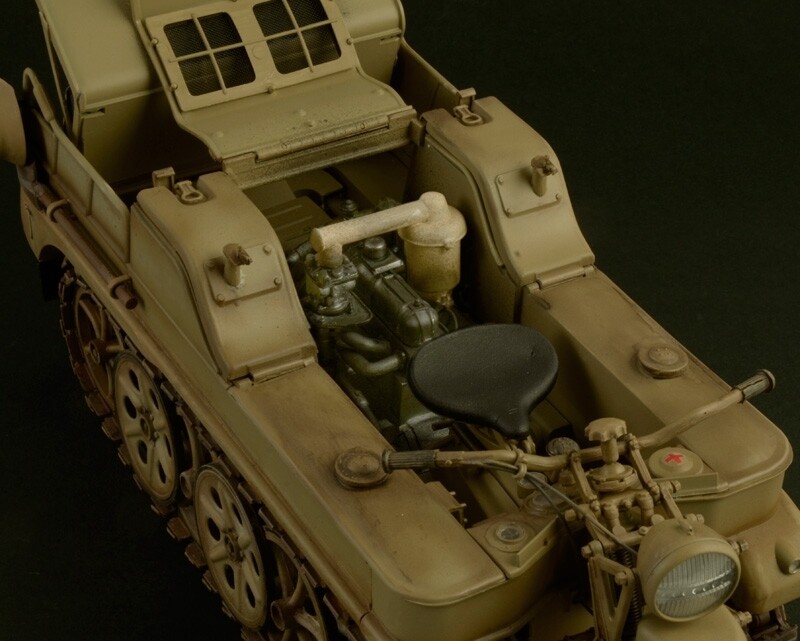 Italeri - Sdkfz 2 Kettenkrad Motorcykel Byggesæt - 1 9 - 7404