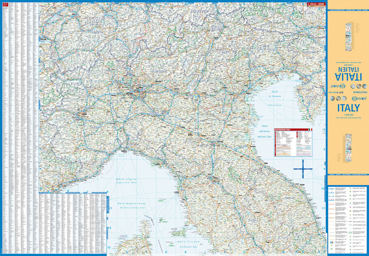 Italy - Borch Maps