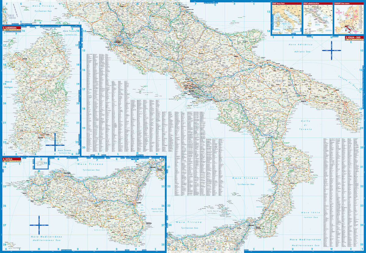 Italy - Borch Maps