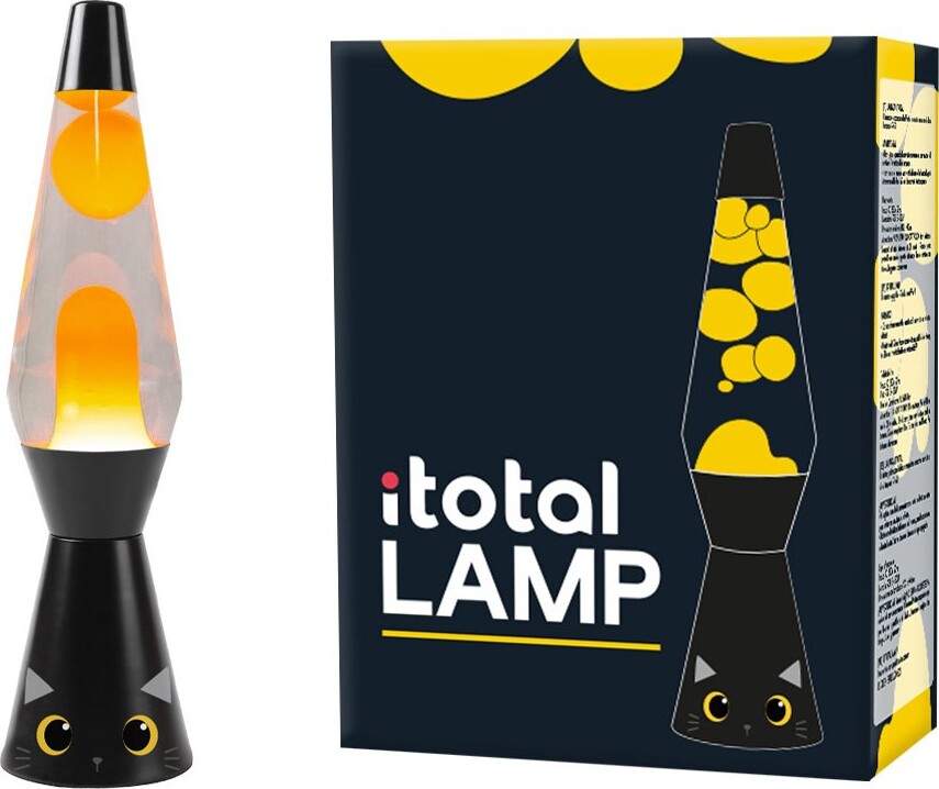 Itotal - Lava Lampe 40 Cm - Black Cat