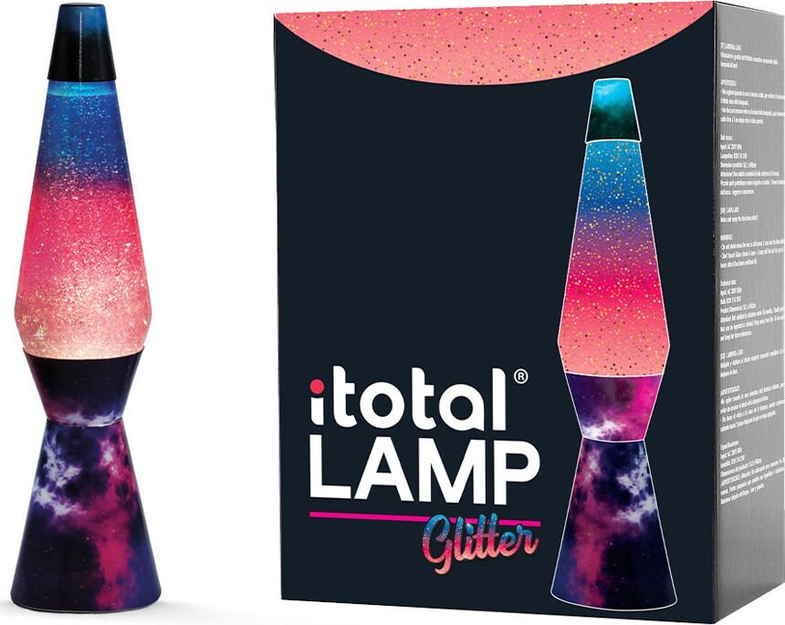 Itotal - Lava Lampe - 40 Cm - Galakse Glitter