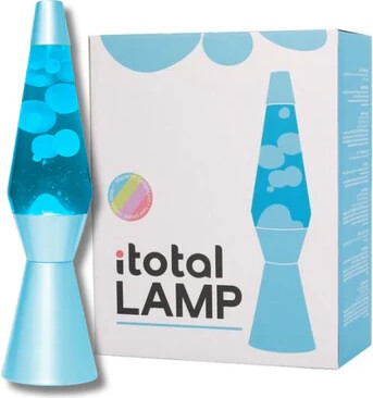 Itotal - Lava Lampe - Blå - 36 Cm