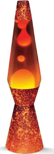Itotal - Lava Lampe - Rød - Vulkan - 36 Cm