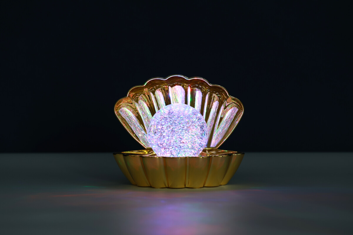 Itotal - Muslingelampe - Guld - Compact