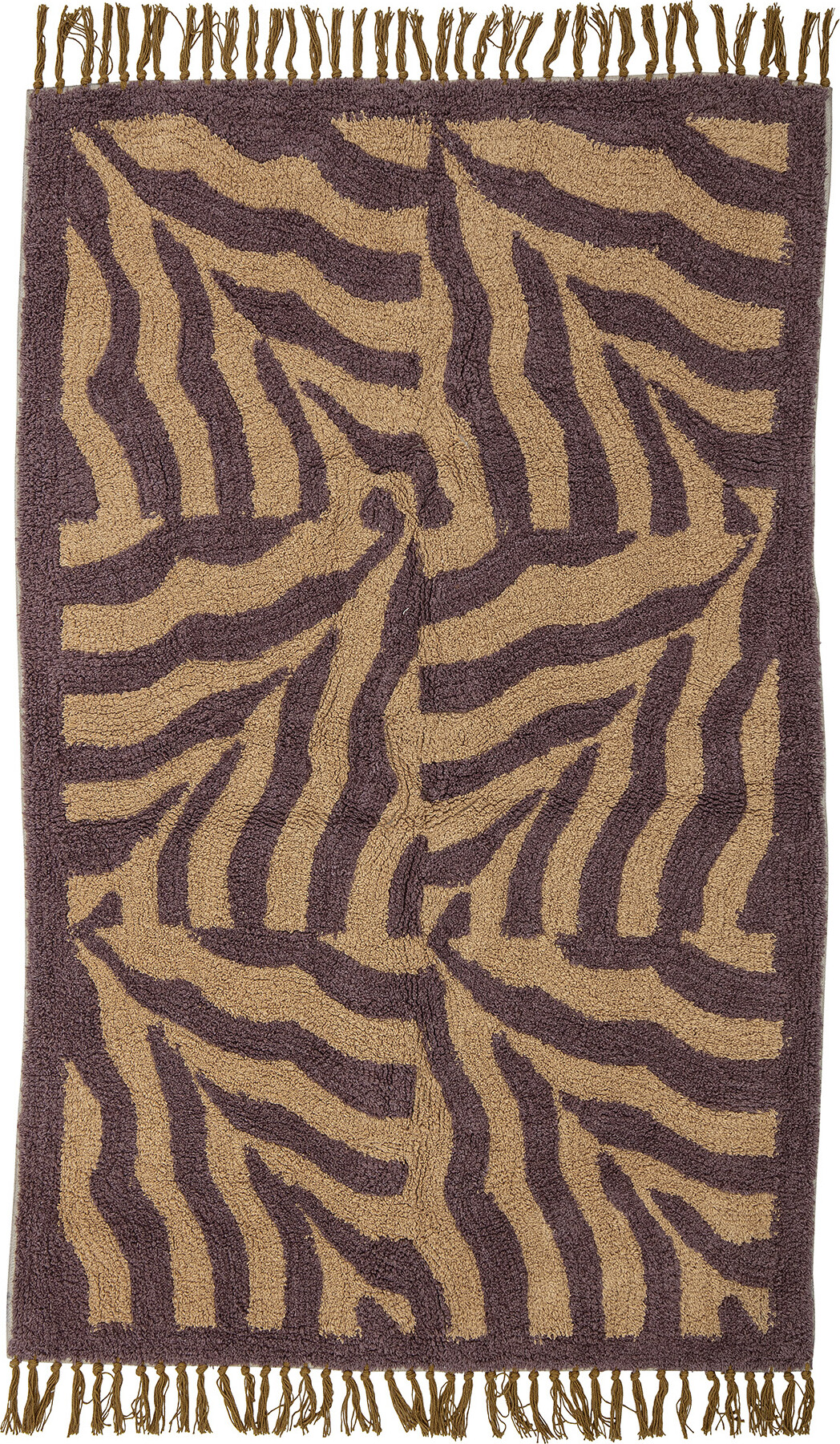 Bloomingville - Izza Tæppe - Lilla - Bomuld - 90X150 Cm