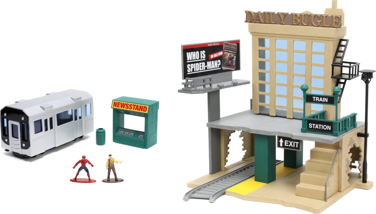 Spiderman - Nano Scene Daily Bugle Legesæt - Jada