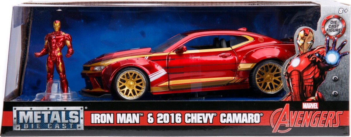 Jada - Marvel - Ironman 2016 Chevy Camaro Ss 1 24