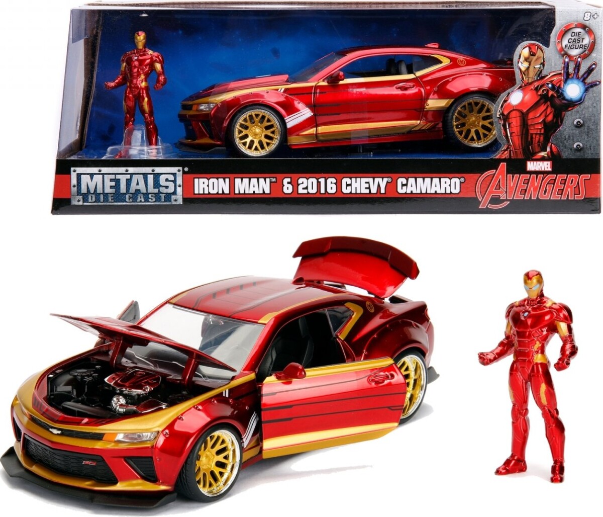 Jada - Marvel - Ironman 2016 Chevy Camaro Ss 1 24