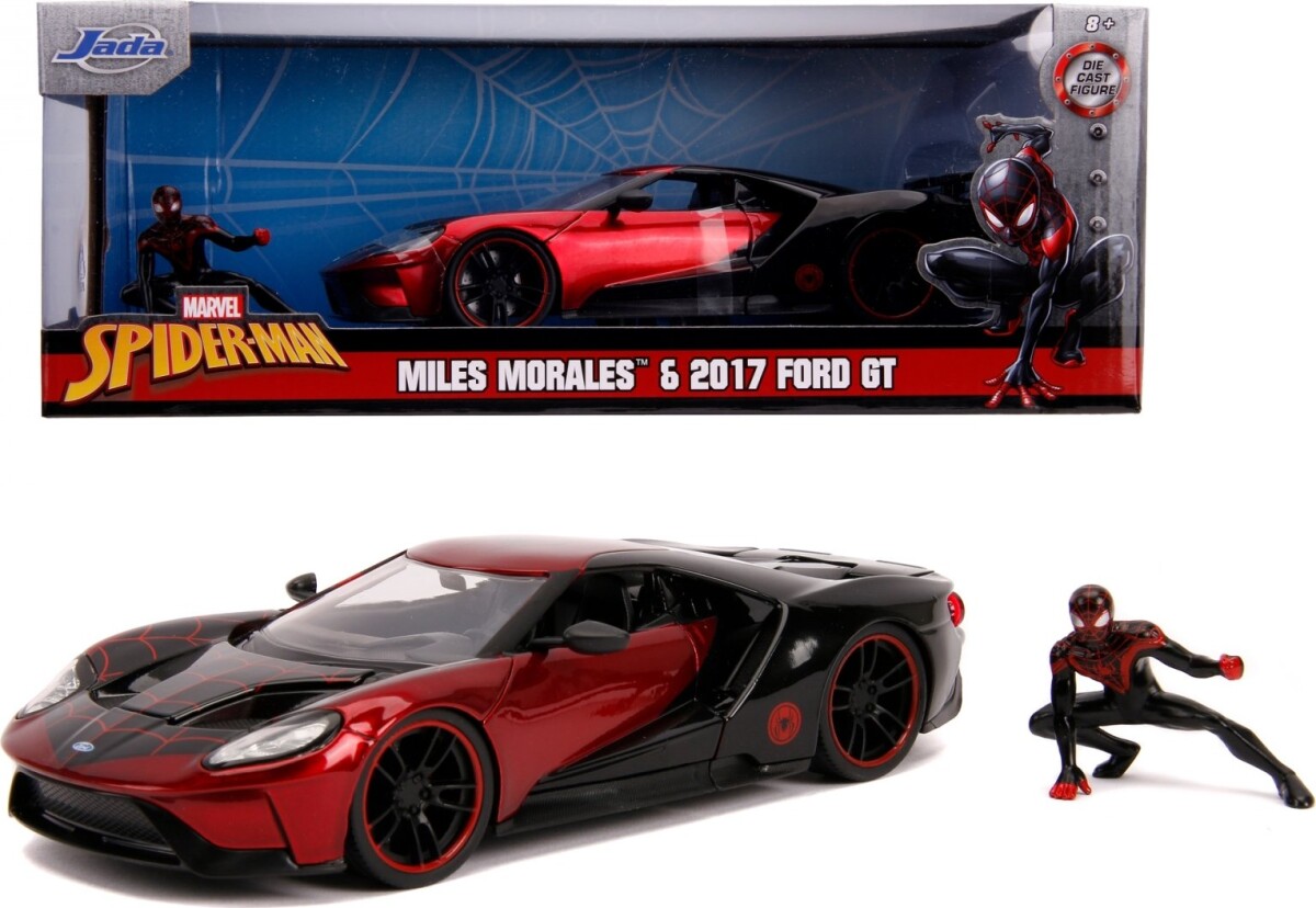 Jada - Marvel - Miles Morales 2017 Ford Gt 1 24