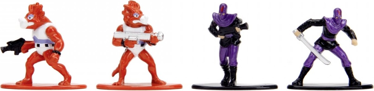 Ninja Turtles Figurer - Nano Metalfigs - Die Cast - 18 Stk - Jada