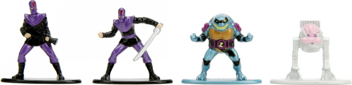 Ninja Turtles Figurer - Nano Metalfigs - Die Cast - 18 Stk - Jada