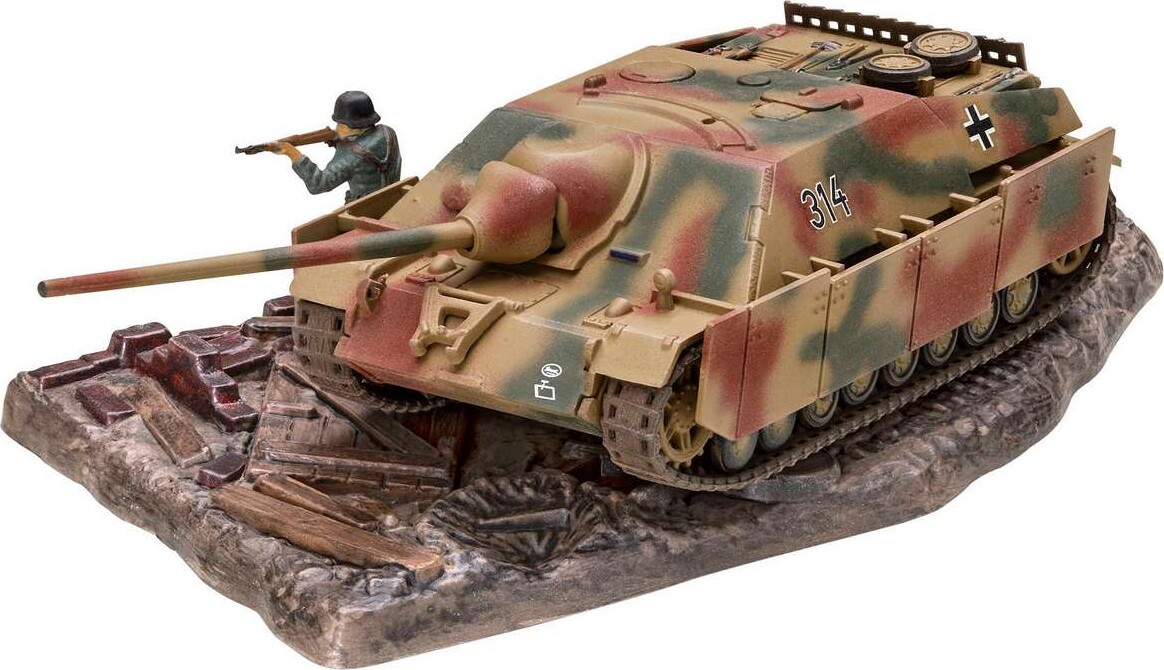 Revell - Jagdpanzer Iv L70 Tank Byggesæt - 1 76 - Level 4 - 03359
