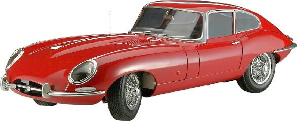 Revell - Jaguar E-Type Modelbil Byggesæt - 1 8 - Level 5 - 07717