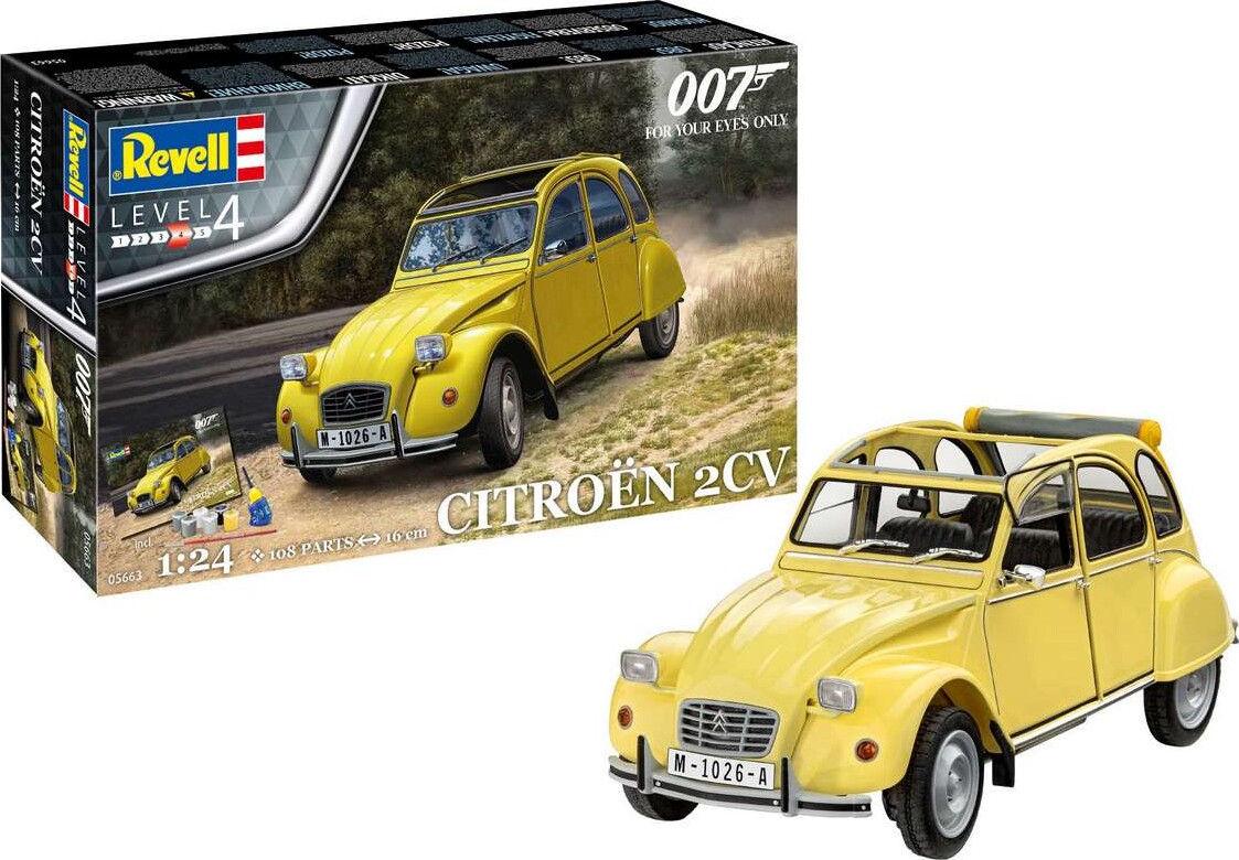 Revell - James Bond Citroen 2 Cv - Level 4 - 1 24 - 05663